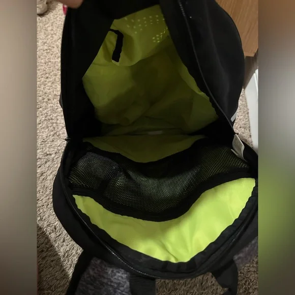 Adidas Black & Grey Backpack Athletic School Gym Bag - Picture 3 of 5